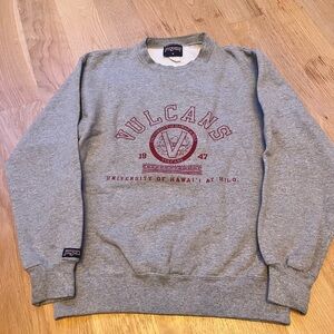 Jansport Gray Crewneck Sweater with Red Print